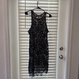 Beautiful nude and black Express dress!